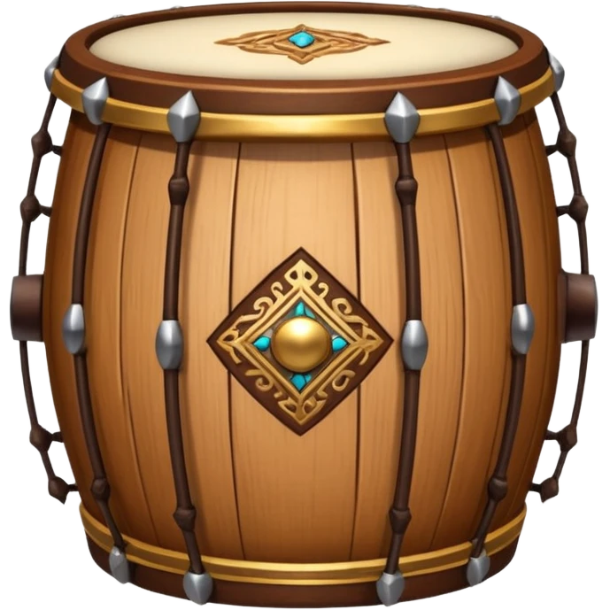 Ceremonial drum emoji