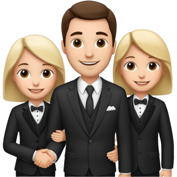 father marrying a couple emoji