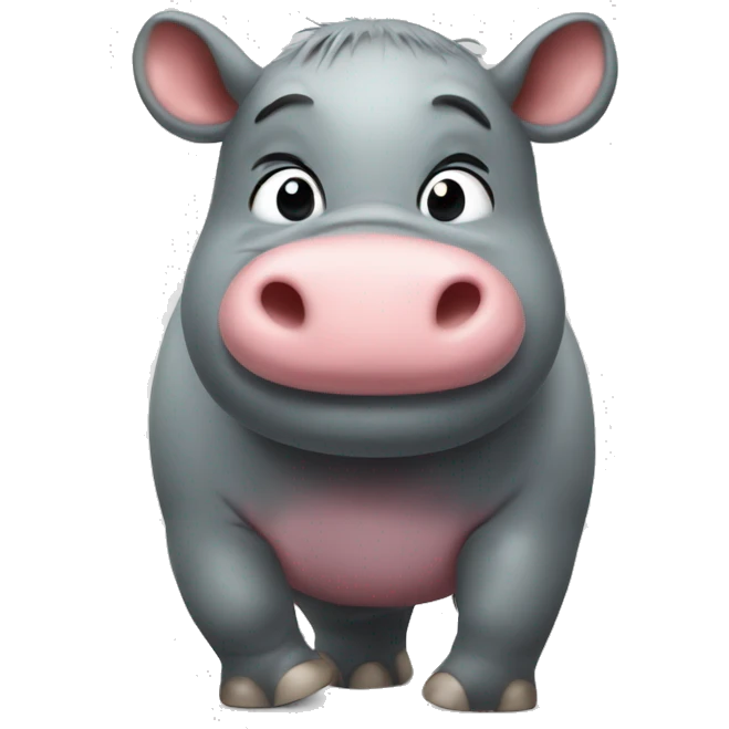 moo deng hippo emoji