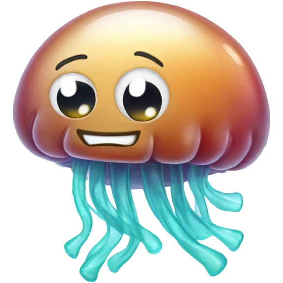 Jelly fish jogging  emoji