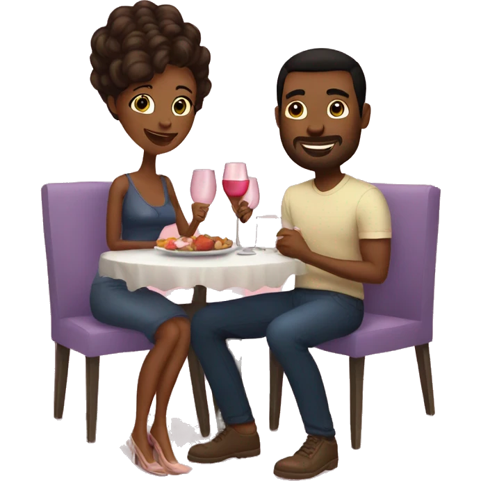 Date night at home  emoji
