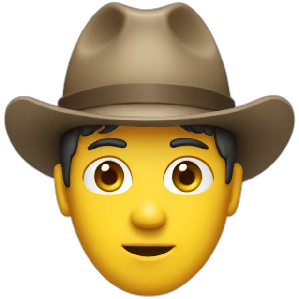 explorer poker face  , head emoji