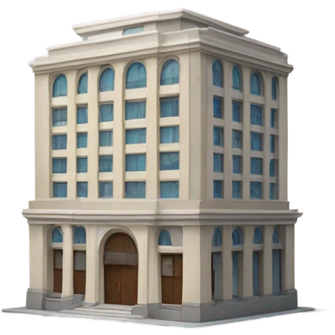 Edificio con una tapa emoji