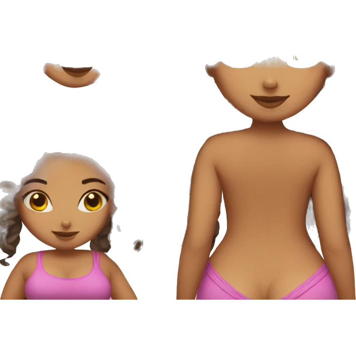 Curvy girl emoji