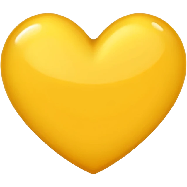 yellow heart emoji