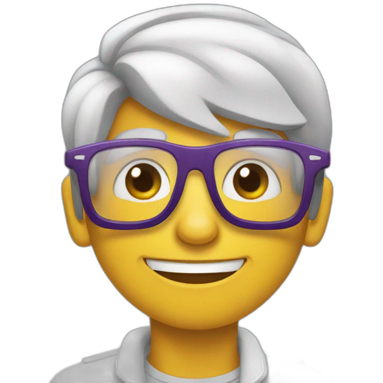 crocilde with glasses emoji