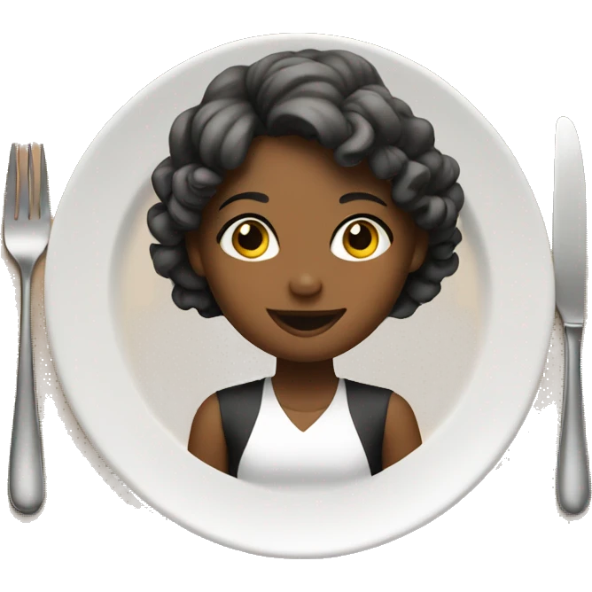 Girl dinner emoji