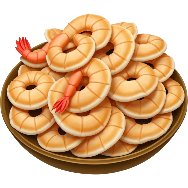 prawn crackers emoji
