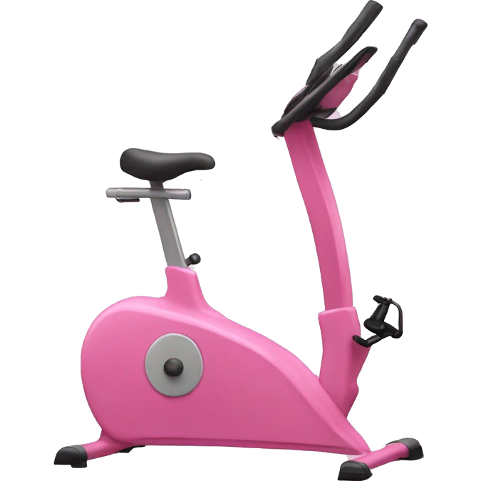 pink stationary bike emoji