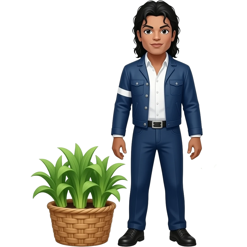 Make Michael Jackson farming emoji