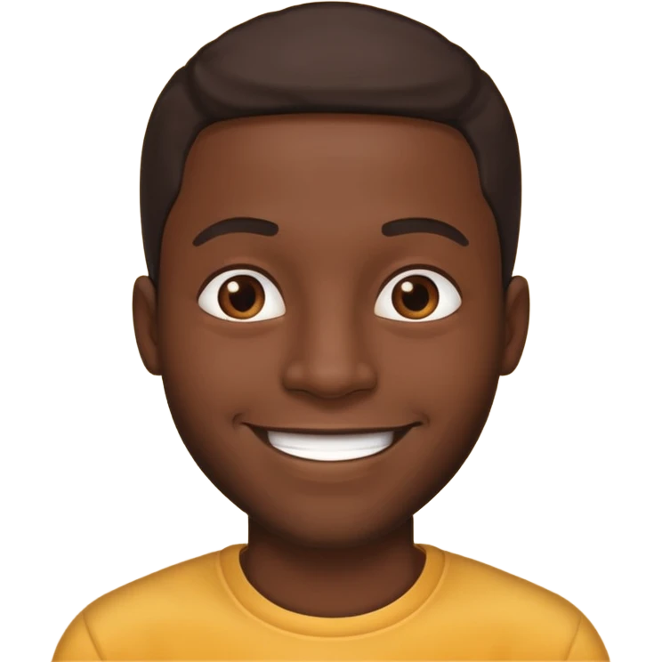 black man emoji