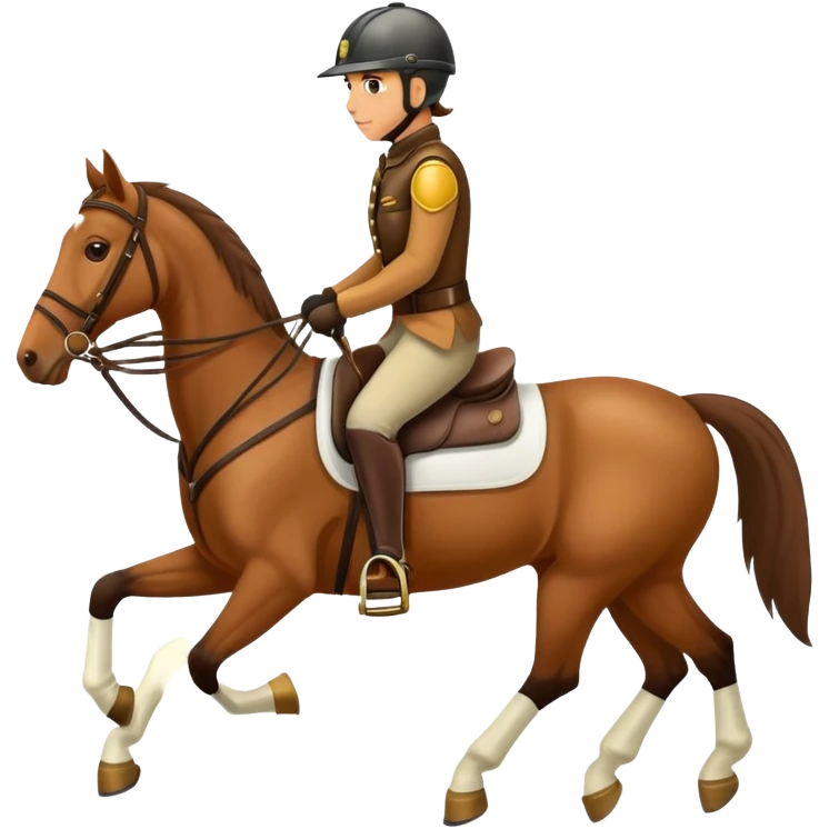 horse rider emoji