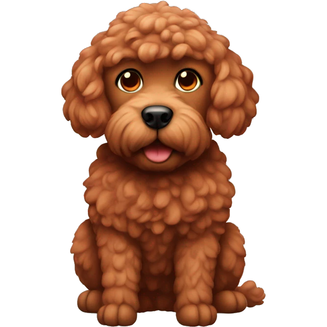 Red pudle  emoji