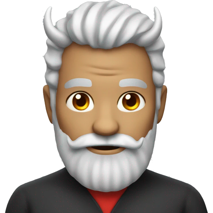 devil with beard emoji