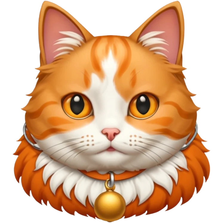 cat with bell coller that says anna emoji