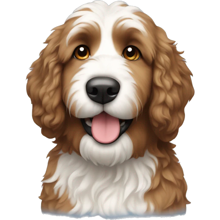 Bernedoodle dog emoji
