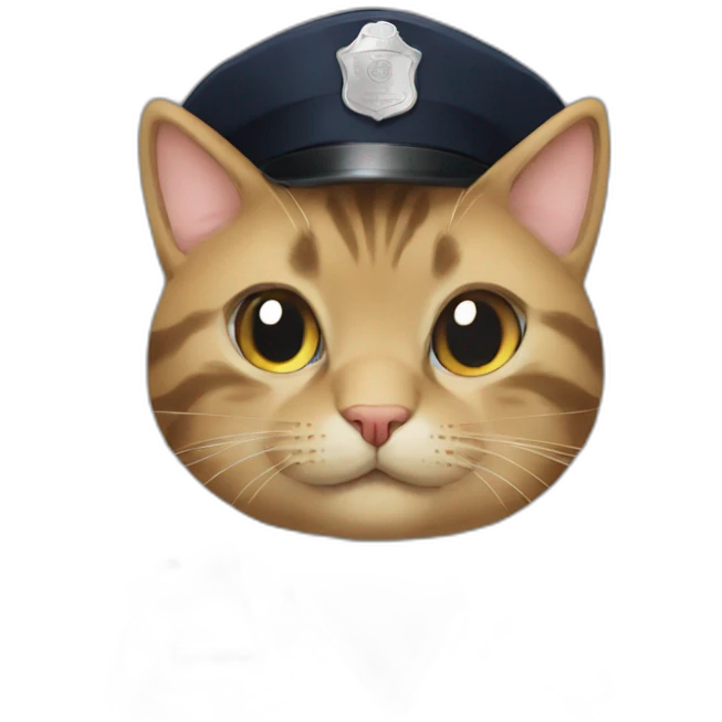 cop cute cat discord emoji