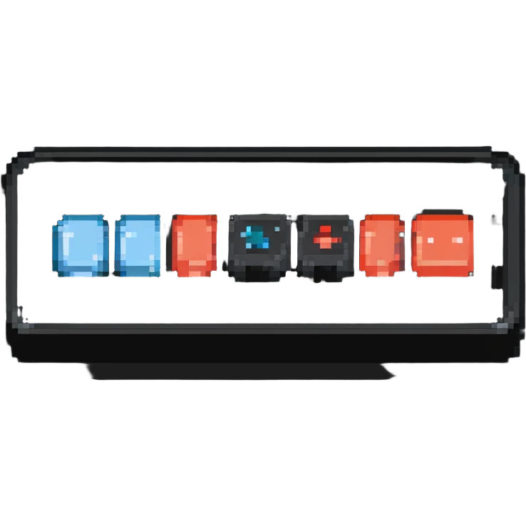 horizontal button emoji