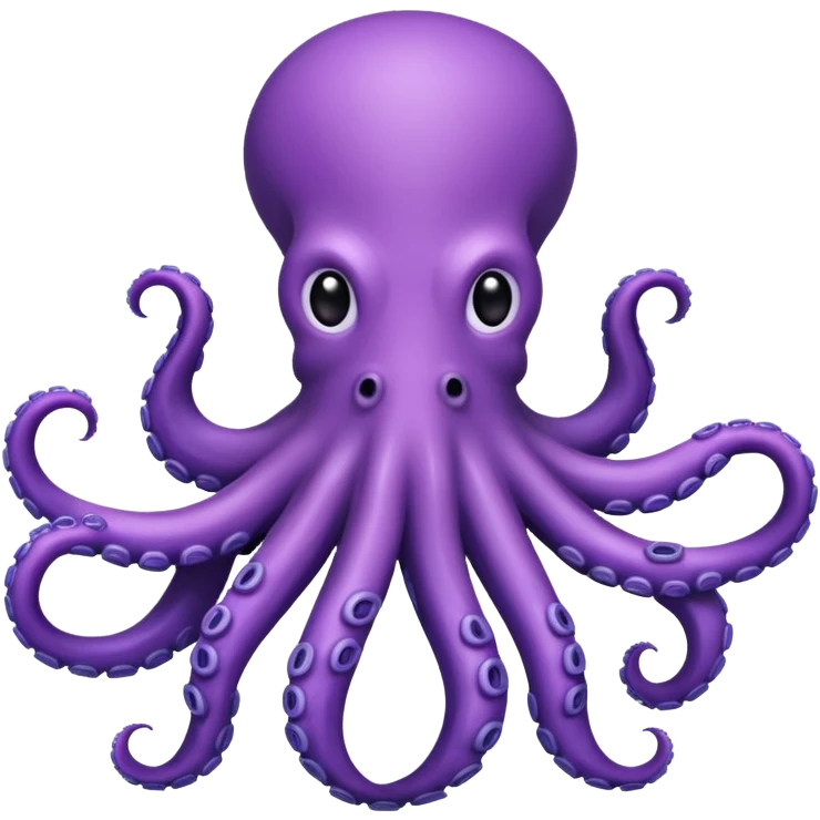 a purple octopus emoji