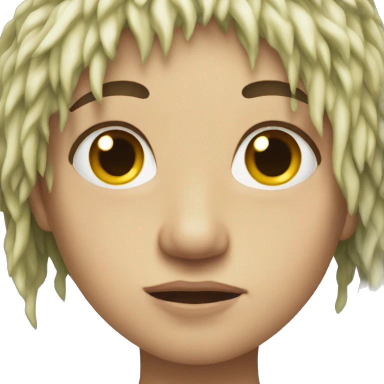 Watery face emoji