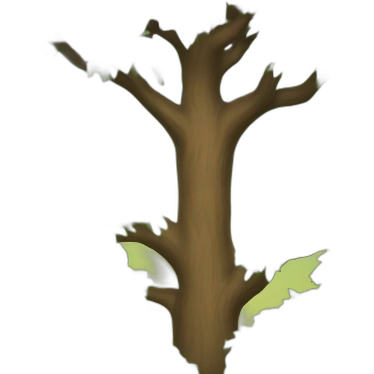 Abattage d'un arbre emoji