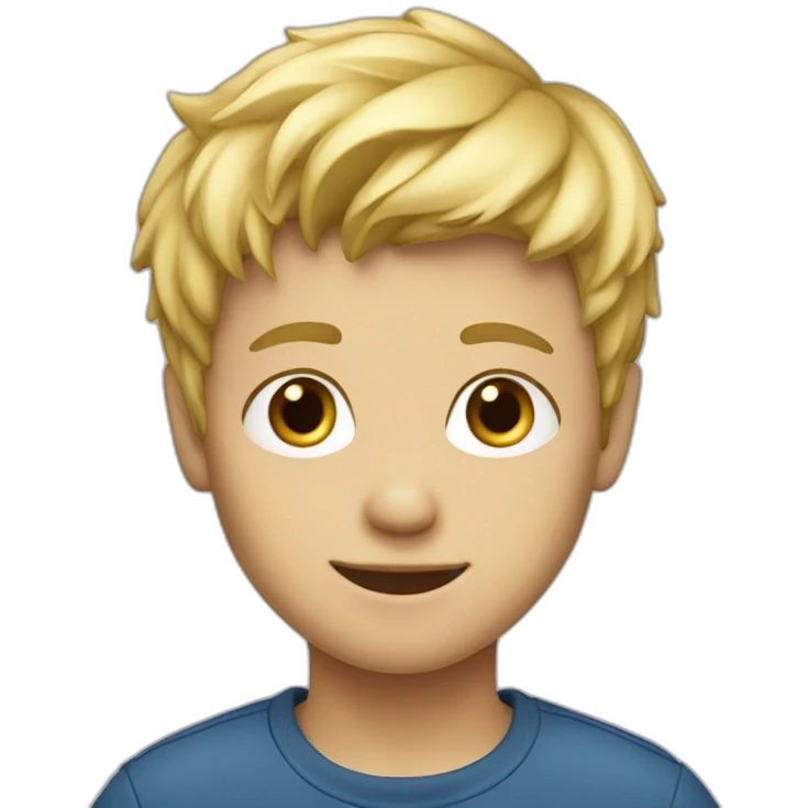 blond boy emoji