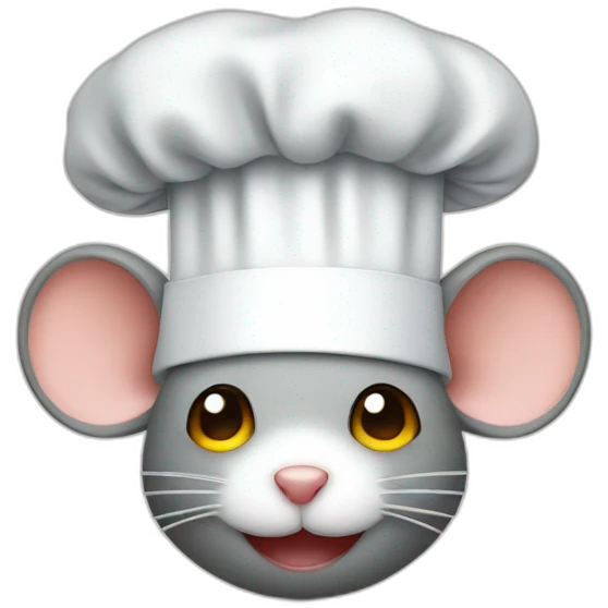 mouse with chef hat emoji