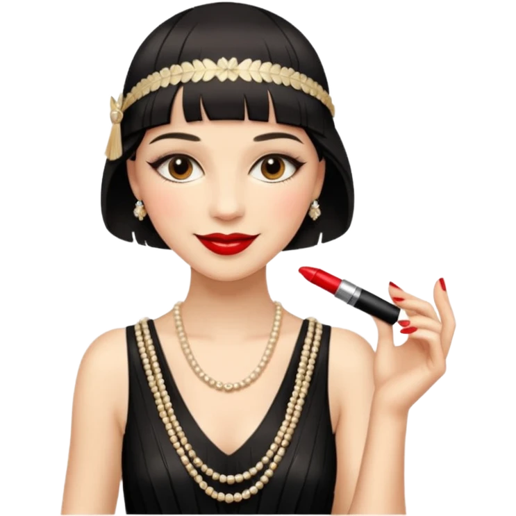 gatsby woman emoji