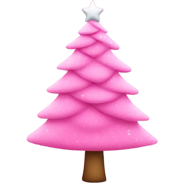 pink christmas tree emoji
