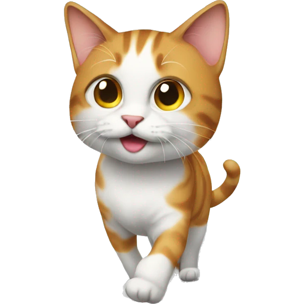 walking cat emoji