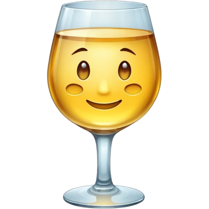 glass made of gold emoji