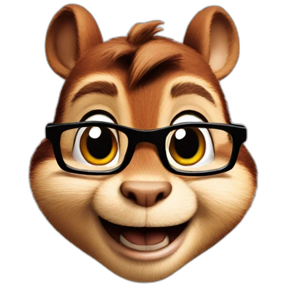Alvin the chipmunk emoji