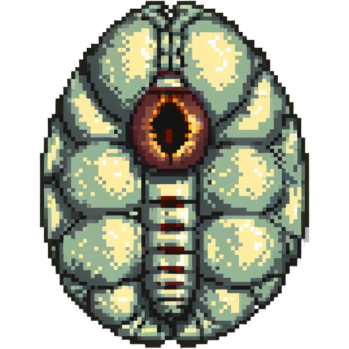 MRI parasitic embryo, digital, fetal small shape, eerie, horror, pupa, crystalis, in-utero, sea-life, siphonophore, polyp, Cnidaria emoji
