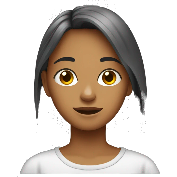 una adolescente con la habitación desordenada  emoji