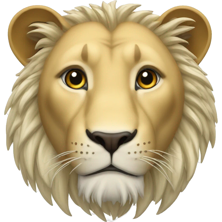 Lion blanch emoji