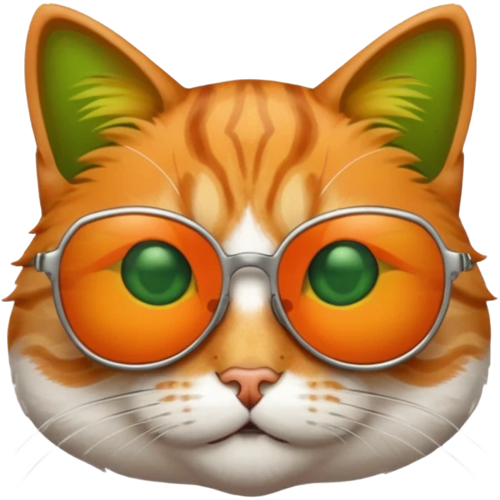 Cat wearing sunglasses emoji