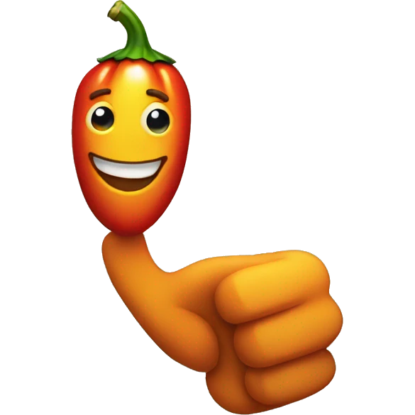 spicy thumbs up emoji
