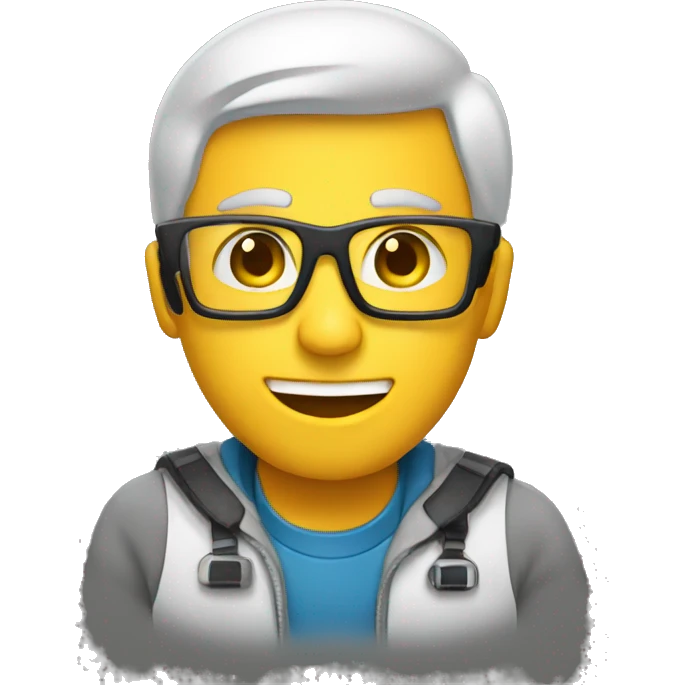 a video editor with comput emoji