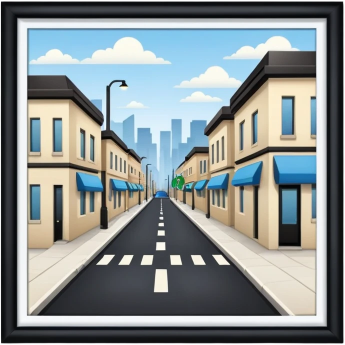 street with border control emoji