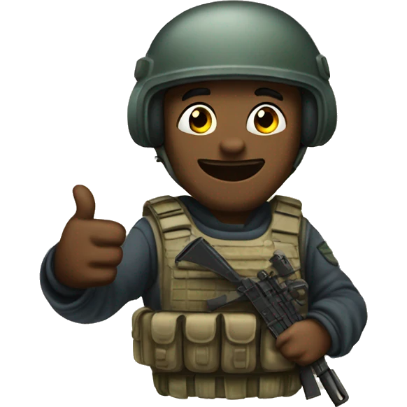 special forces thumbs up emoji
