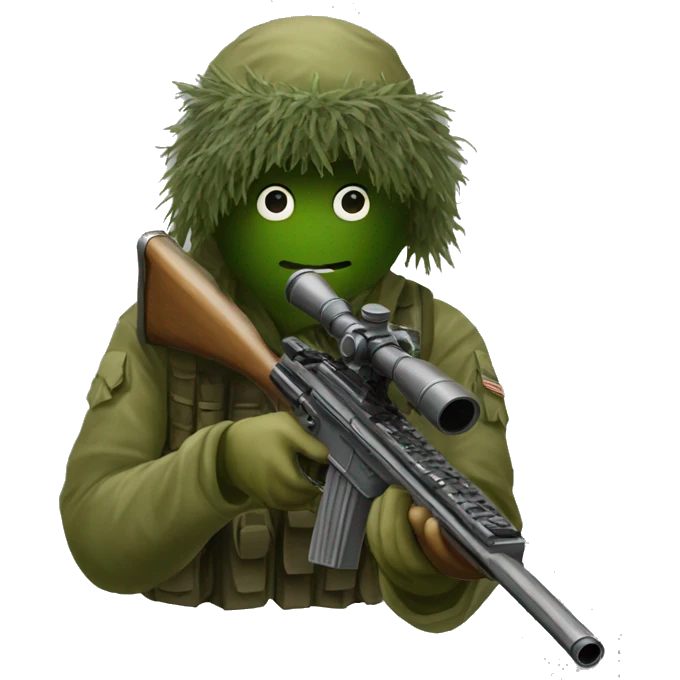 ww2 ghillie sniper emoji