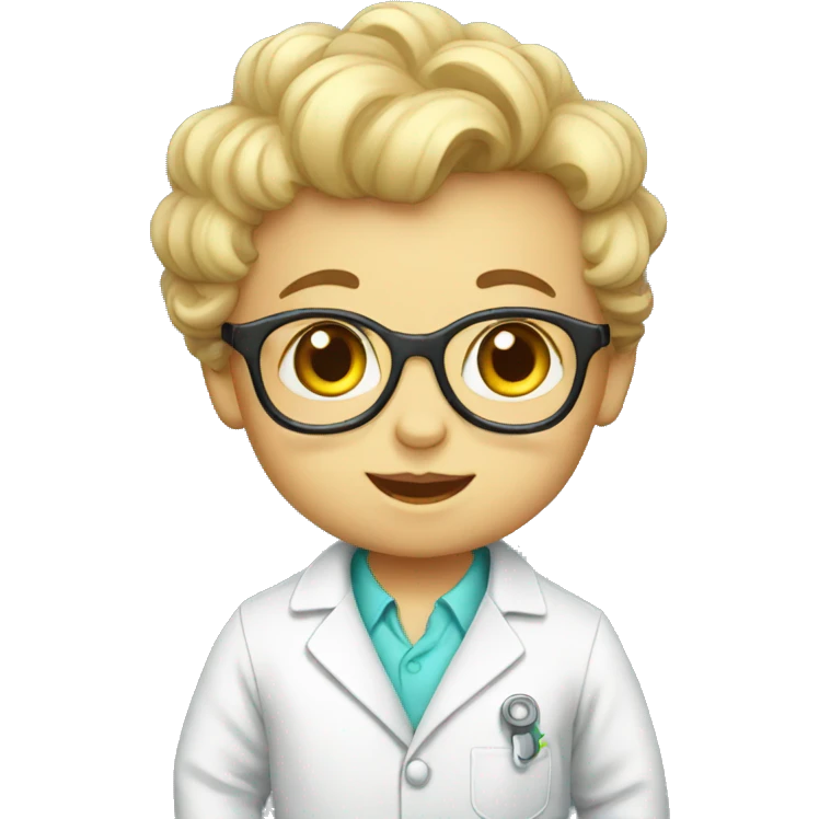 a baby scientist emoji