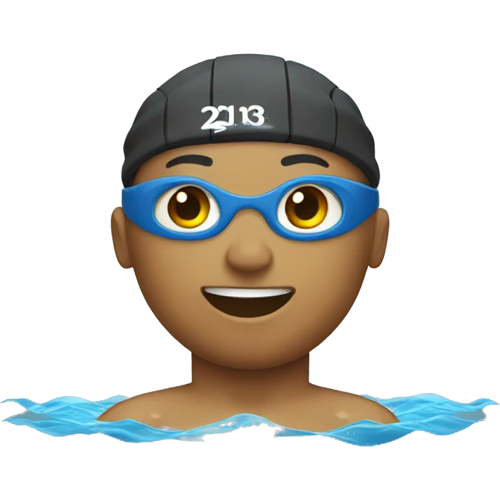 Swimmer swimming in pool emoji