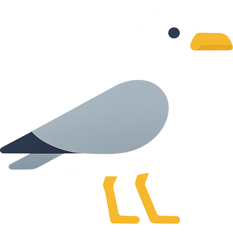 Seagull emoji
