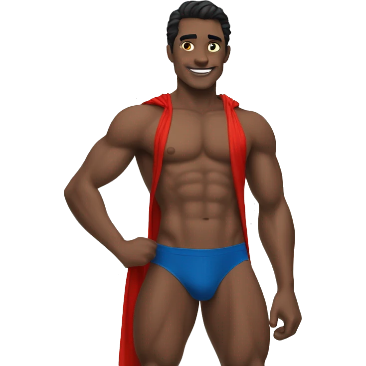 Superman in a bikini  emoji
