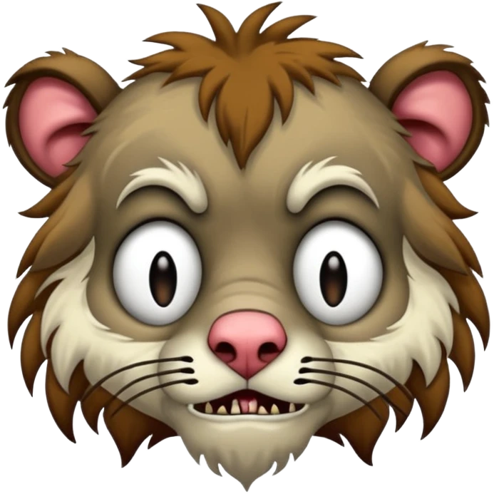 beast most wretched sad beast with most horrible ailment and maladies wretched beast emoji
