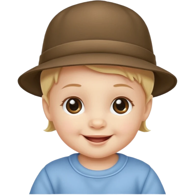 baby with hat emoji