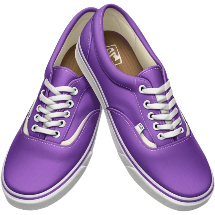 purple Van's shoes emoji