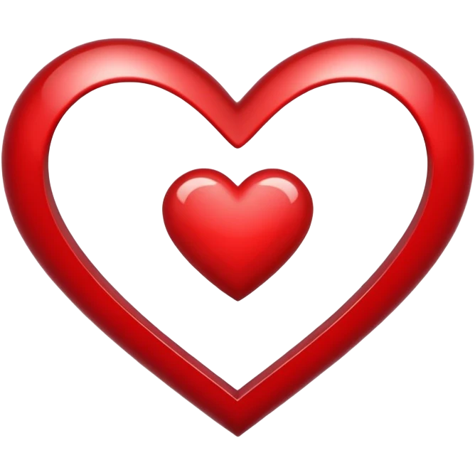 Corazón bordo emoji