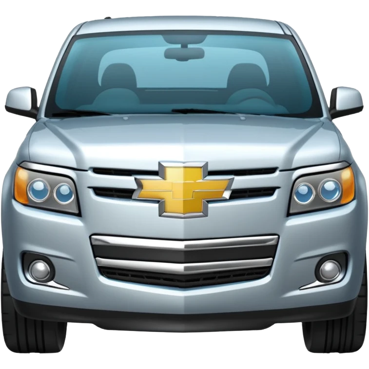 only chevy logo on a black background emoji